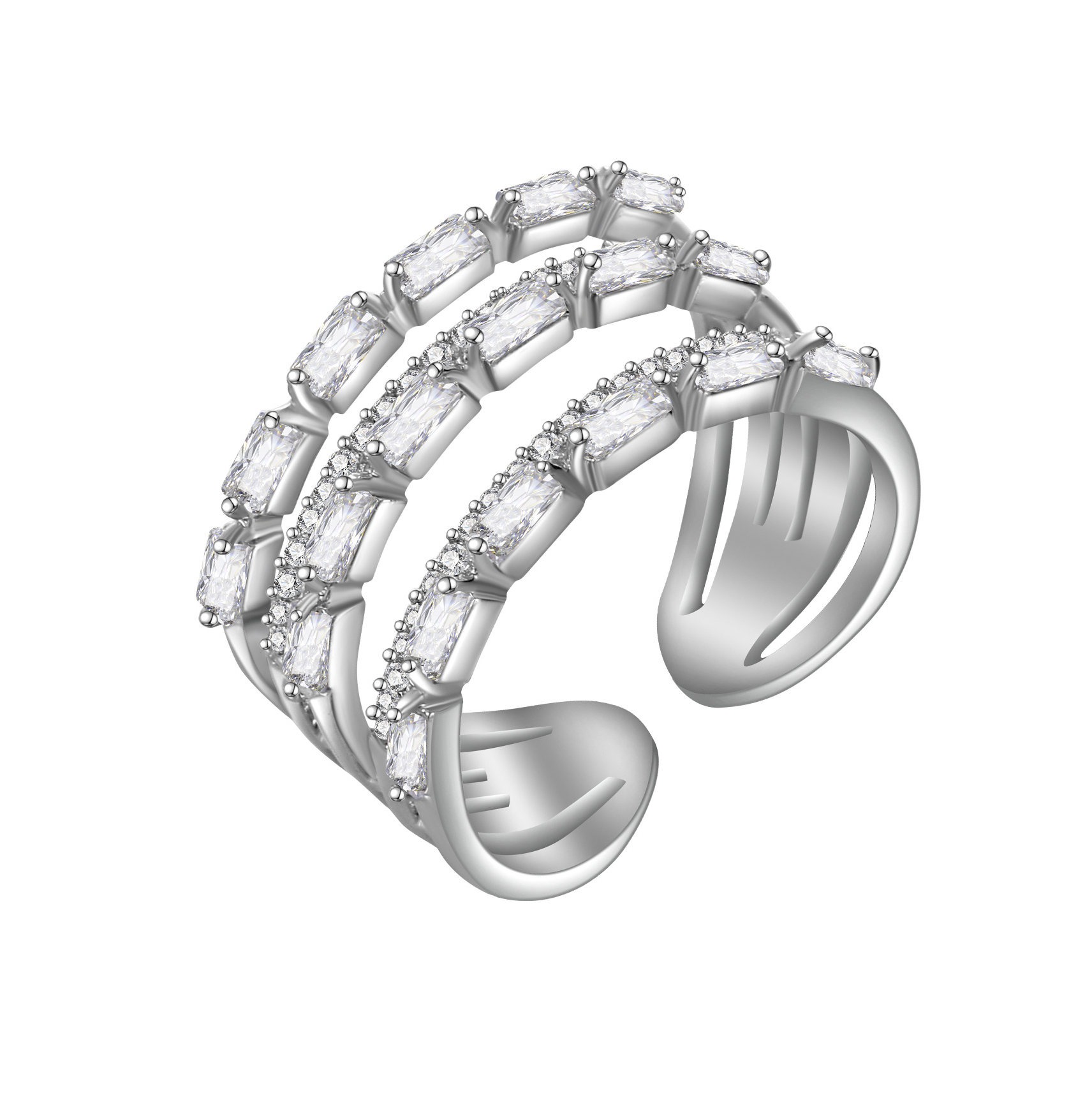 Baguette Open Ring